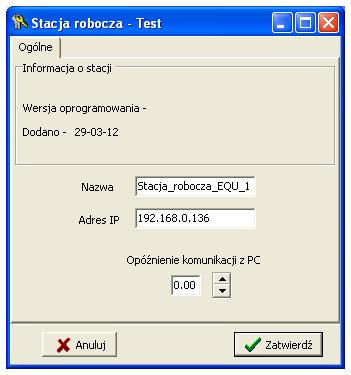 Możemy to sprawdzić, wpisując komendę ipconfig w konsoli Windows na komputerze, do którego przydzielona jest stacja robocza EQU.