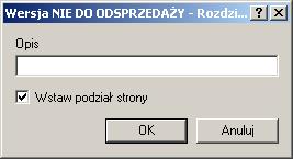 wyświetlony na stronie tytułowej raportu; Istnieje możliwość wstawienia obrazu do bloku tytułowego strony tytułowej: wskaż ścieżkę do pliku obrazu lub kliknij aby przeglądać w celu wskazania pliku