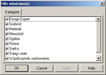 Okno właściwości Dostęp do poleceń Menu: Widok > Komponenty > Właściwości; Kliknij prawym przyciskiem poza obszarem rysowania i z wyświetlonej listy wybierz "Właściwości".