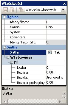 Uaktywnij funkcję siatki i wybierz liczbę, rozmiar lub rozkład i zmienność siatki wzdłuż linii / każdego z segmentów polilinii. a.