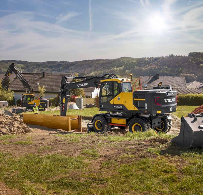 EW180E, EW220E Koparki Volvo 18,7