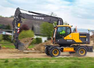 Wydajność hydrauliczna Uskonalony układ hydrauliczny z funkcją wykrywania obciążenia, umożliwiający maksymalne wykorzystanie stępnej mocy silnika oraz zwiększający możliwości sterowania i skracający