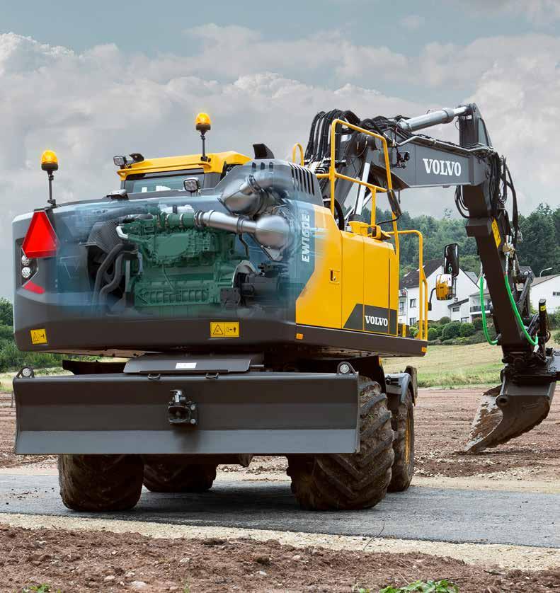 Silnik Koparki kołowe Volvo z silnikami Stage V to potężne i wydajne maszyny zaprojektowane tak, by zapewnić mniejsze zużycie paliwa