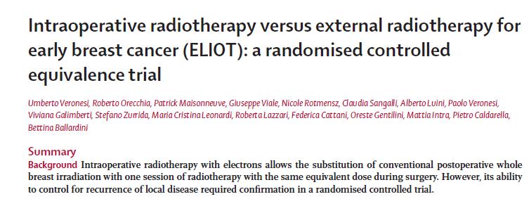 Veronesi, Lancet