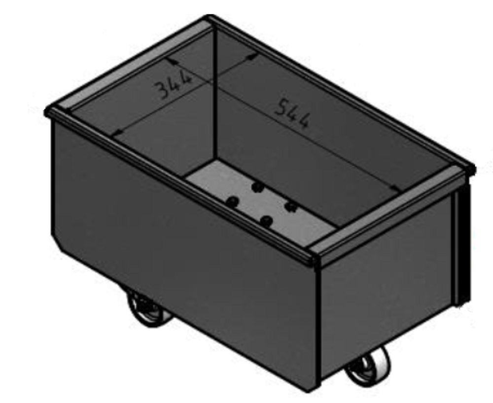 Akcesoria Nr części Discharge bin 50 l without wheels 5501273 Discharge bin 50 l with wheels 5501274 Discharge bin 100 l with wheels