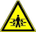 2. BEZPIECZEŃSTWO Poniższe symbole informują o możliwych zagrożeniach i podają informacje odnośnie bezpiecznej eksploatacji. Uwaga niebezpieczeństwo! Możliwość porażenia prądem - wysokie napięcie!