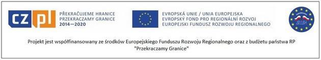 TANIEC BEZ GRANIC Polsko-czeski projekt w ramach programu INTERREG V-A Republika Czeska-Polska na lata 2014-2020, dofinansowany z Europejskiego Funduszu Rozwoju Regionalnego i budżetu państwa RP