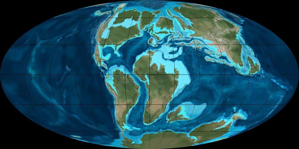 Trochę historii North America Eurasia South America Africa India Australia Antarctica Otwarcie oceanu Atlantyckiego; subkontynent indyjski