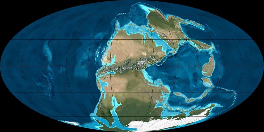 Trochę historii Pangea Siberia Kazakhstania North China South China Eurameryka