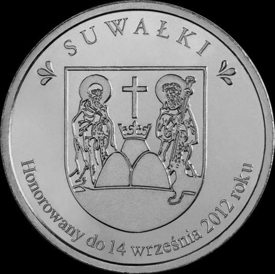 4 Suwale Suwałki Projekt awersu: Marceli Łankiewicz Emisja: maj