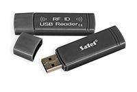 w rozdzielnicach elektrycznych na szynie DIN) zgodny z wymaganiami EN 50131 GRADE 3 ACCO NET / ACCO urządzenia systemowe ACCO-USB Konwerter danych USB/RS485 do systemu ACCO ACCO-USB-CZ Czytnik kart