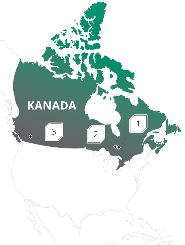 Grupa KGHM i Nasze Otoczenie Kanada 1. KOPALNIA MORRISON Zagłębie Sudbury położone jest w środkowym Ontario w Kanadzie, ok. 400 km na północ od Toronto. KGHM INTERNATIONAL LTD.
