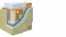 BOLIX OP akrylowa lub mineralna wyprawa tynkarska BOLIX listwa startowa ściana murowana z cegły klej do przyklejania wełny mineralnej BOLIX ZW (WM) płyta z wełny mineralnej listwa narożna z siatką