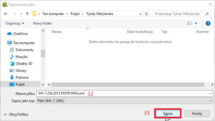 Podpis elektroniczny By podpisać wygenerowany tytuł należy przejść do rejestru tytułów wykonawczych, wybrać tytuł i kliknąć w ikonę. Po wprowadzeniu pinu tytuł zostanie podpisany.