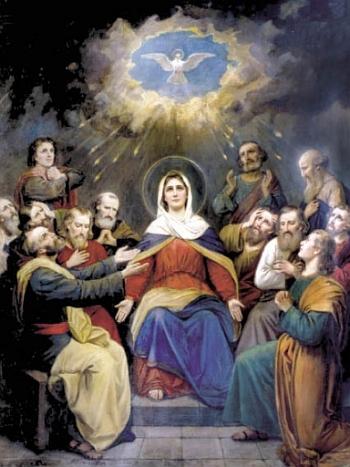 Pentecost Sunday Page Seven Uroczystość Zesłania Ducha Świętego "Kiedy nadszedł wreszcie dzień Pięćdziesiątnicy, znajdowali się wszyscy razem na tym samym miejscu.
