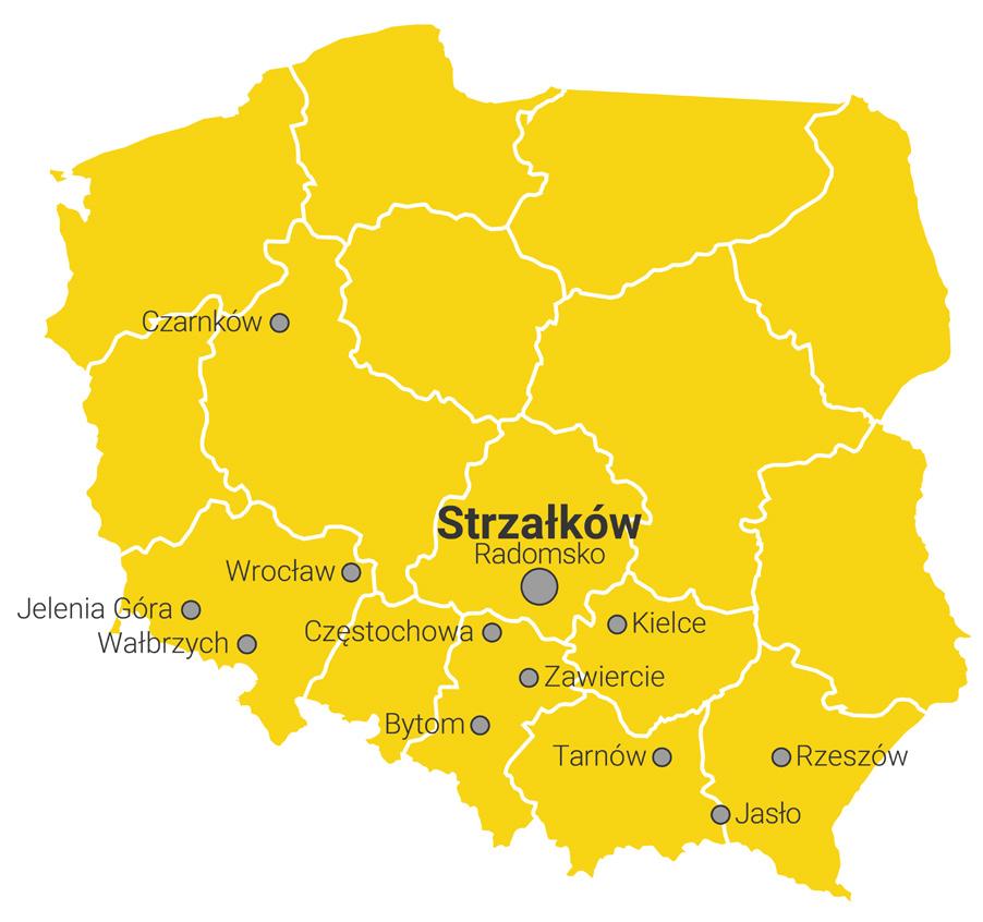 Strzałków Wrocław Nasze hurtownie tel.: 44 685 08 50 tel.: 44 685 35 06 e-mail: strzalkow@korner.pl tel.: 662 298 351 e-mail: wroclaw@korner.