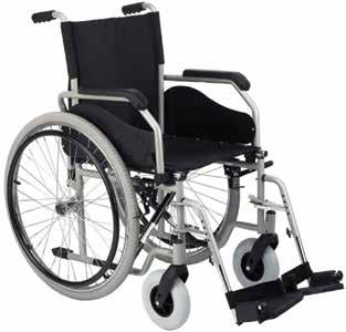 narzędzi Pomoc dla osób z ograniczoną siłą w rękach Sterowanie wózkiem za pomocą ciągów Możliwość wyboru złącza do wózków z ramą stałą oraz składaną.
