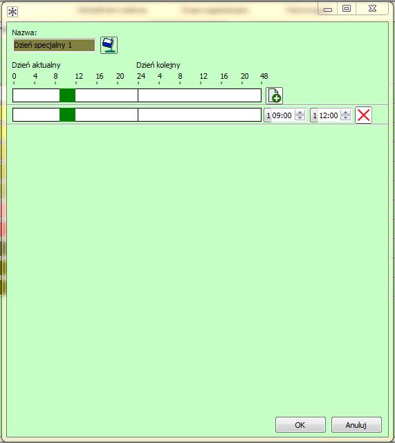 1.1.5.1.1 Edycja definicji dnia Po dodaniu dnia specjalnego może zostać mu nadana konkretna nazwa oraz kolor, którym zostanie oznaczony na podglądzie roku.