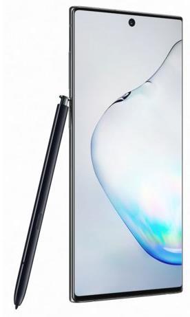 Samsung Galaxy Note 10 Zalety: łączność LTE kategorii 12 - prędkość pobierania danych do 600 Mb/s*; dwa sloty na karty SIM; elegancka, smukła konstrukcja; certyfikat ochrony IP68; 6.
