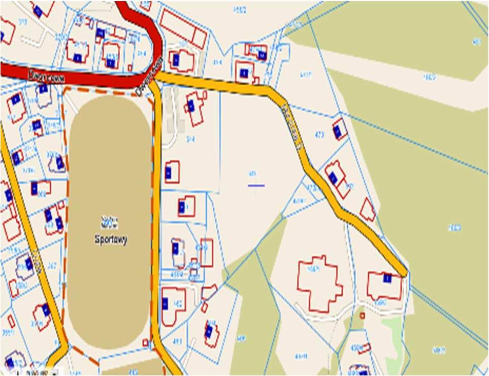 POŁOŻENIE NIERUCHOMOŚCI Działka 645 Nieruchomość położona w bardzo atrakcyjnej części Szklarskiej Poręba, blisko centrum miasta, przez które przebiega droga krajowa numer 3 do granicy państwa z