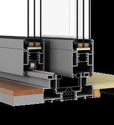 Drzwi przesuwne DA-51 ST Bogate możliwości konstrukcyjne Optymalne rozwiązanie do zabudowy tarasów i werand Możliwość realizacji wielkogabarytowych przeszkleń i lekkich konstrukcji Dobre parametry