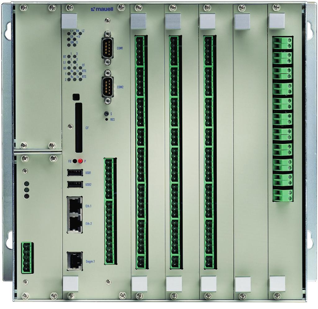 Własciwosci komponentów sterowników polowych ME 4012PA-F Jednostki zasilacza BV000 GS51 Możliwość łączenia równoległego Zasilanie 220 V DC Moduł procesora VE706 AV01 Dwa porty szeregowe IEC
