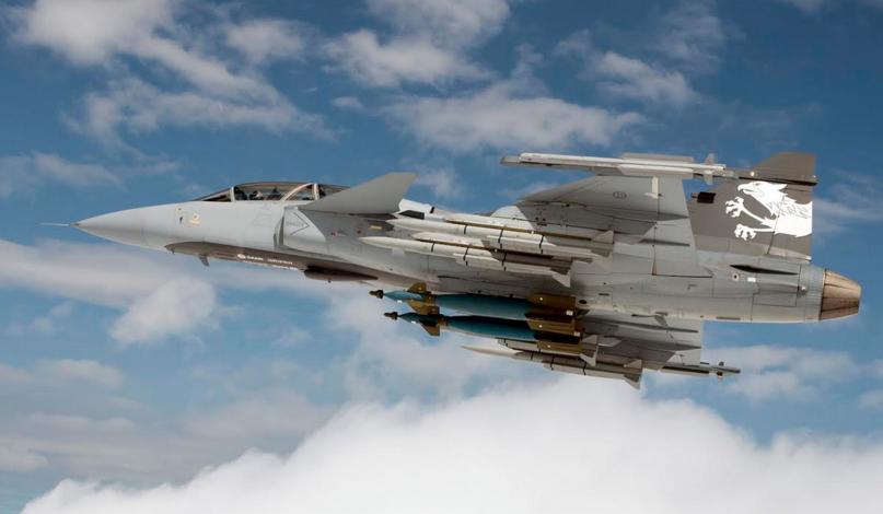 Myśliwiec Gripen NG. Fot. Saab. W 2008 roku Oslo zdecydowało o zastąpieniu 57 F-16AM/BM przez 52 amerykańskie myśliwce F-35A.