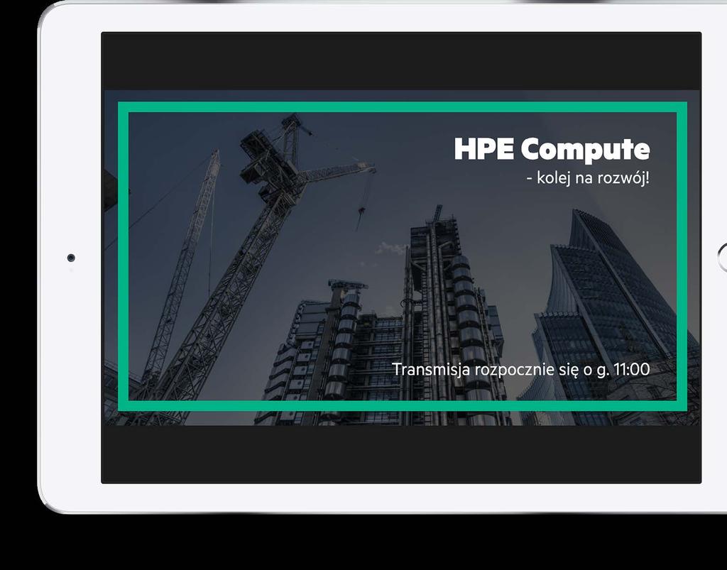 HPE Compute 3.0 Pomogliśmy wypromować platformę modułową HPE BladeSystem, organizując webinar dla szefów IT, decydujących o zakupie infrastruktury w firmach.