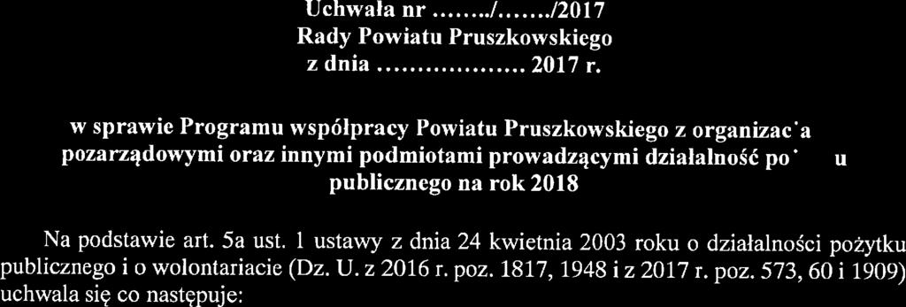w sprwie Prormu współprcy Powitu Pruszkowskie!