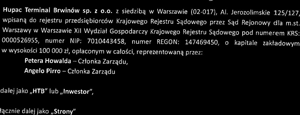 / / IL91łł:... /w.mi...ll=] POROZUMII zw rte dni pździernik 217 r. w Pruszkowie (,,Porozumienie"), pomiędzy Powitem Pruszkowskim, reprezentownym przez Zrząd Powitu Pruszkowskieo, ul.