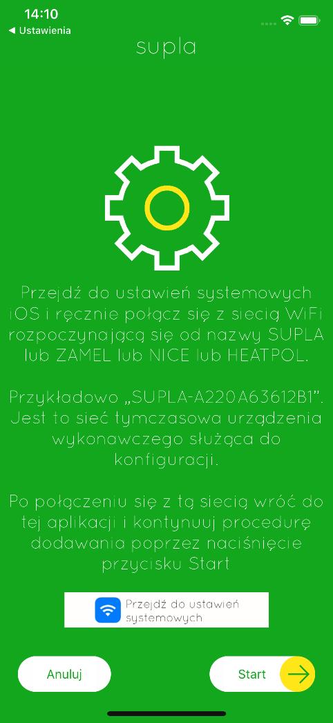 Następnie ręcznie połącz się do sieci WiFi, której nazwa rozpoczyna się od