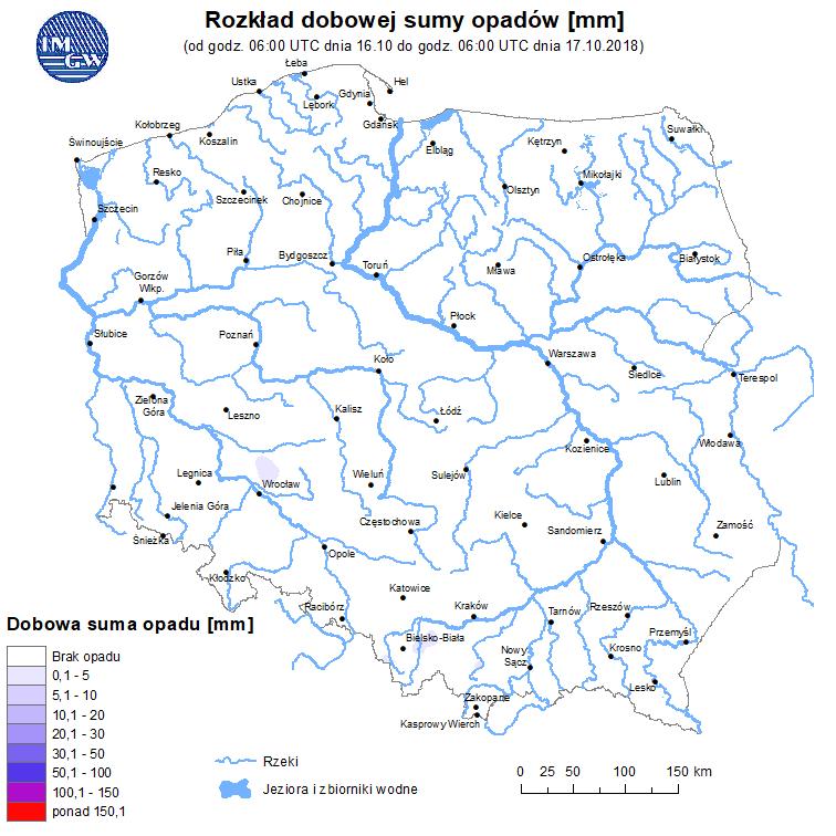 w rzekach Rozkład dobowej