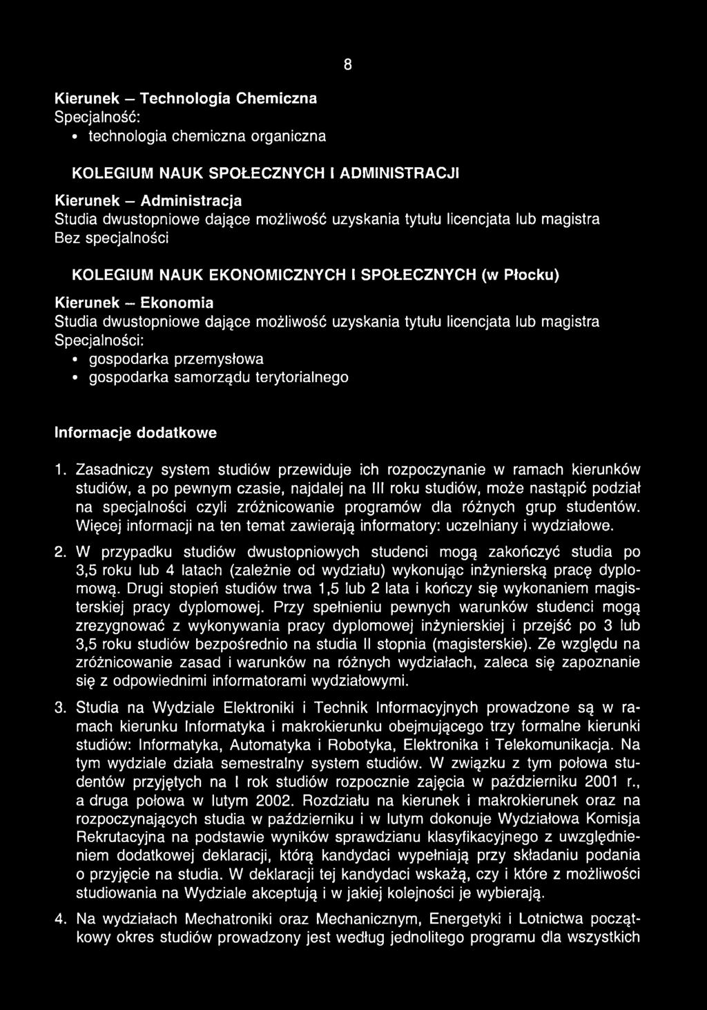 gospodarka przemysłowa gospodarka samorządu terytorialnego Informacje dodatkowe 1.