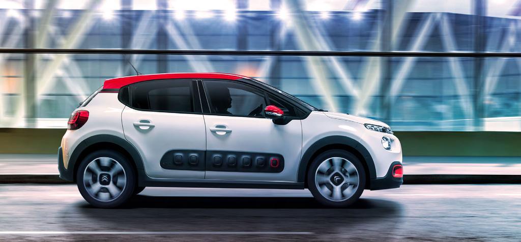 UŻYTECZNE TECHNOLOGIE Zgodnie z duchem czasu CITROËNA C3 wyposażono w liczne innowacyjne, interaktywne systemy i
