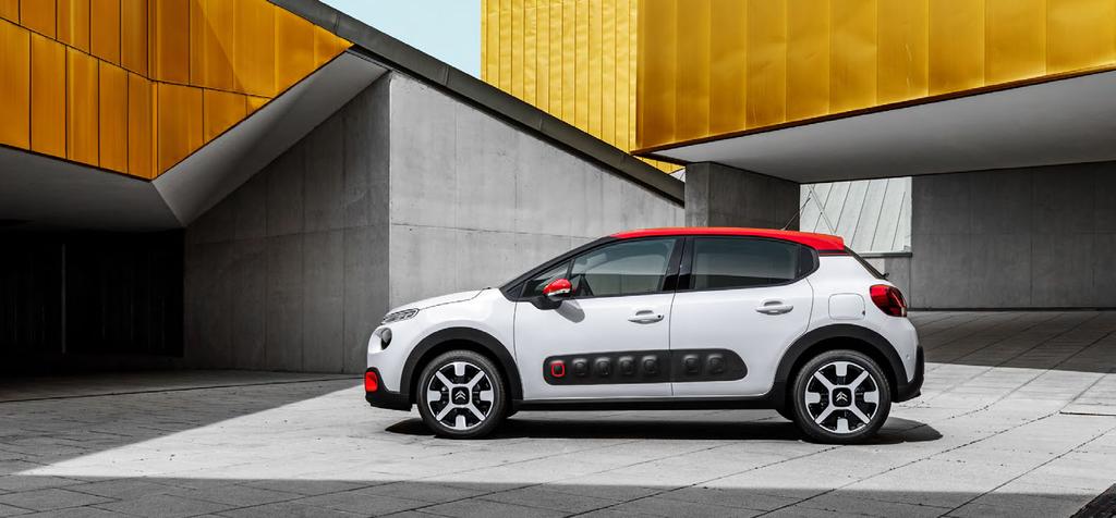RASOWY I ORYGINALNY CITROËN C3 wyróżnia się dynamicznym, wyrazistym charakterem.