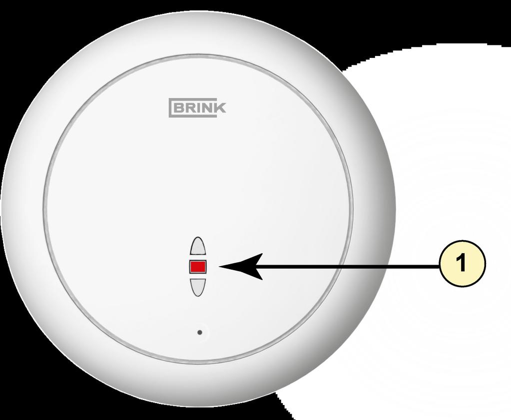 Funkcja LED na czujniku CO₂ Czujnik CO 2 ma czerwoną diodę LED z przodu.