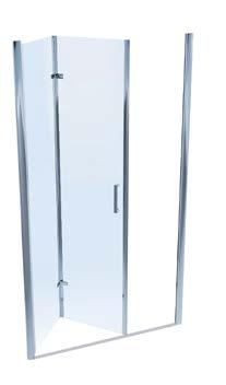 rozwiązania prysznicowe Wnękowe drzwi prysznicowe zaprojektowane z myślą o nowoczesnych łazienkach - praktyczne, trwałe i pozwalające na wykorzystanie wnęki.