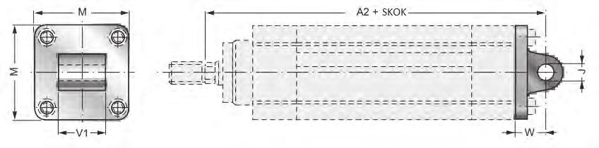 27 XCM/063 63 190 16 78 40 32 XCM/080 80 210 16 98 50 36 XCM/100 100 230 20 115 60 41 XCM/125