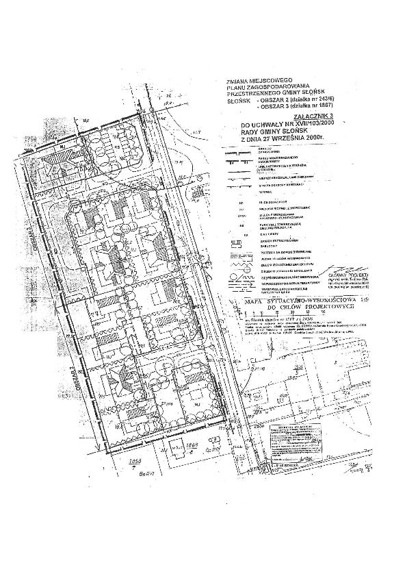 ZMIANA MIEJSCOWEGO PLANU ZAGOSPODAROWANIA PRZESTRZENNEGO GMINY SŁOŃSK