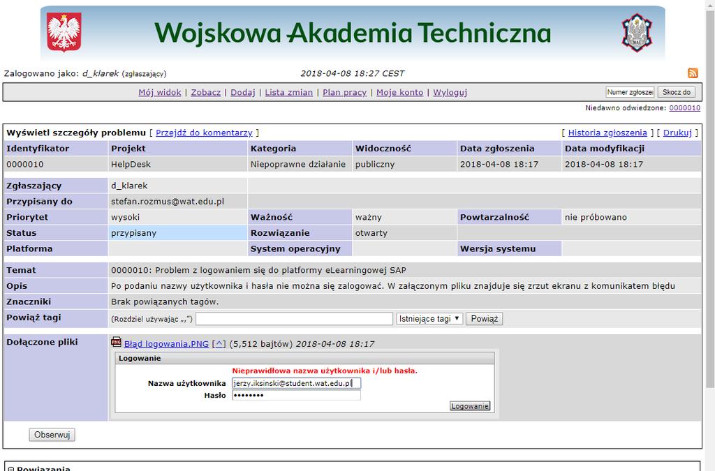 Rejestrowanie i monitorowanie