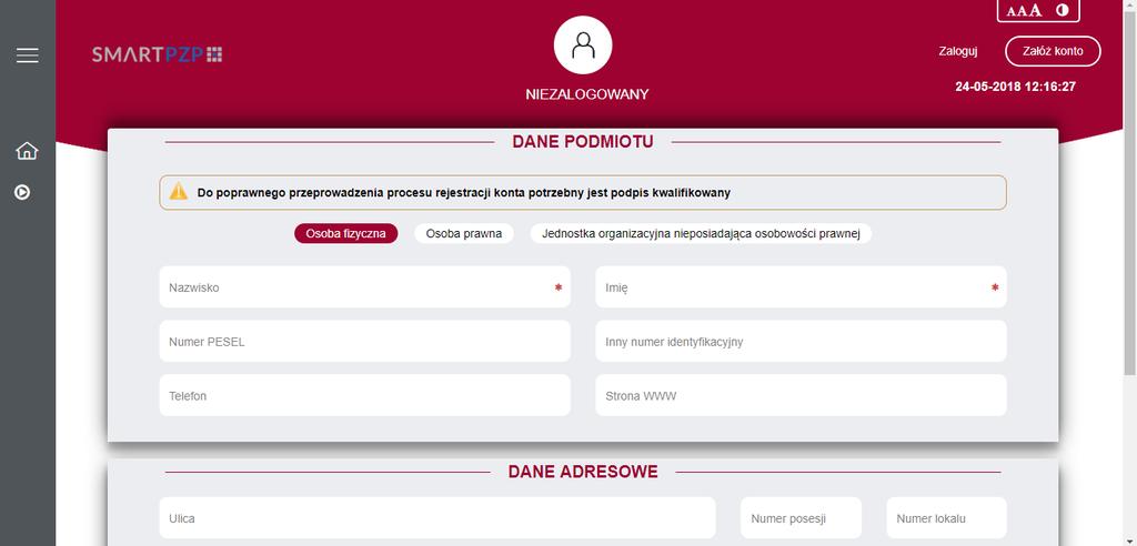 1. Cel dokumentu Niniejsza instrukcja ma za zadanie stanowić pomoc dla użytkowników aplikacji SmartPZP w zakresie funkcjonalności związanych z czynnościami wykonywanych przez użytkownika Wykonawcy. 2.