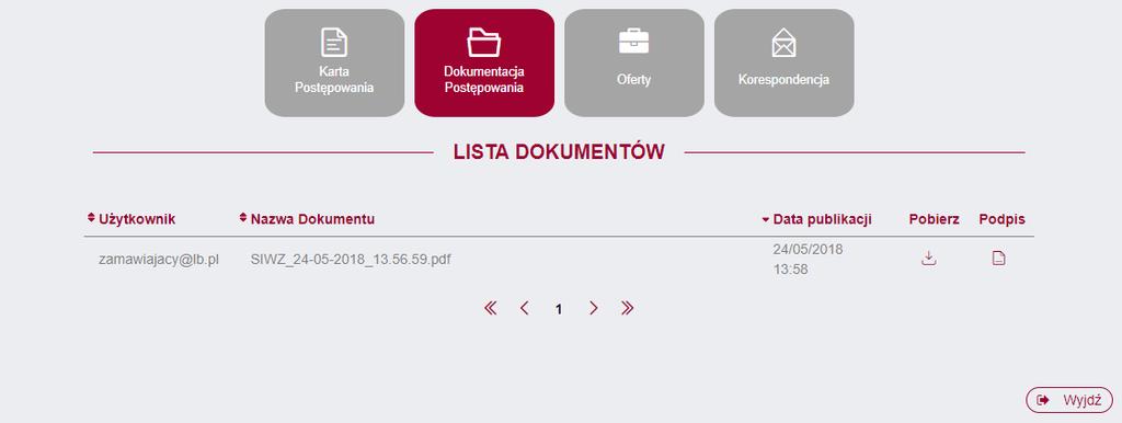 udostępnionych przez Zamawiającego do przedmiotowego postępowania.