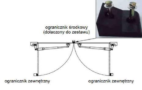 Następnie zamontować siłownik do mocowań za pomocą trzpienia z zawleczką (rys.7), tak aby przewód zasilający oraz otwory odpowietrzające znajdowały się na dole.