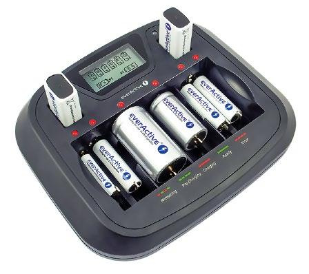 NC-3000 Ładowarka profesjonalna / Professional charger ładowanie / charging: 1-4 x R6/AA, R03/AAA, 1-2