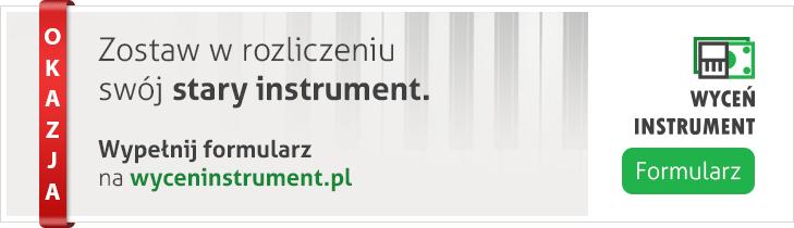 braku pary wyjść liniowych - instrument można łączyć z zewnętrznym nagłośnieniem za pomocą stereofonicznego wyjścia słuchawkowego, ale jakość sygnału jest zadowalająca, więc wystarczy tylko