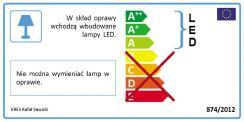 Biurowe Ledoffice Układ zasilania Trwałość diod LED (h) RLOPORN40640 40KWh/1000h w komplecie +5 +25st.