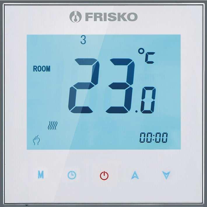 Termostat pokojowy z obsługą MODBUS-RTU BHT-1000-M OPIS BHT-1000-M jest termostatem programowanym przeznaczonym do sterowania ogrzewaniem pomieszczeń w systemach SMART-CONTROL lub innych,