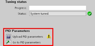 Po wykonaniu Pretuningu należy wykonać Fine tuning w celu dostrojenia parametrów regulatora PID (rysunek 13). Fine tuning wykonuje się również gdy nie jesteśmy w stanie wykonać Pretuningu.