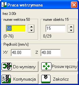 4.7. Rozpoczęcie pracy Upewnij się, że w przestrzeni roboczej nie znajdują się przedmioty, z którymi może nastąpić kolizja mechaniczna podczas ruchu.
