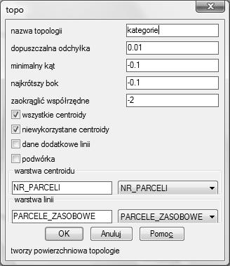 Do każdego obiektu utworzonego w programie Geolisp są dołączone dodatkowe informacje (nazwa pokładu / poziomu, data utworzenia, źródło danych o obiektach itp.).